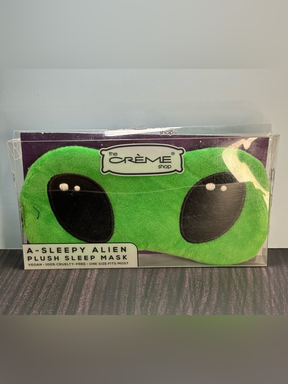 The Crème Shop A-Sleepy Alien Plush Sleep Mask NIB